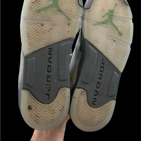 - Jordan 5 Retro Green Bean Sz 5 - Picture 6 of 6